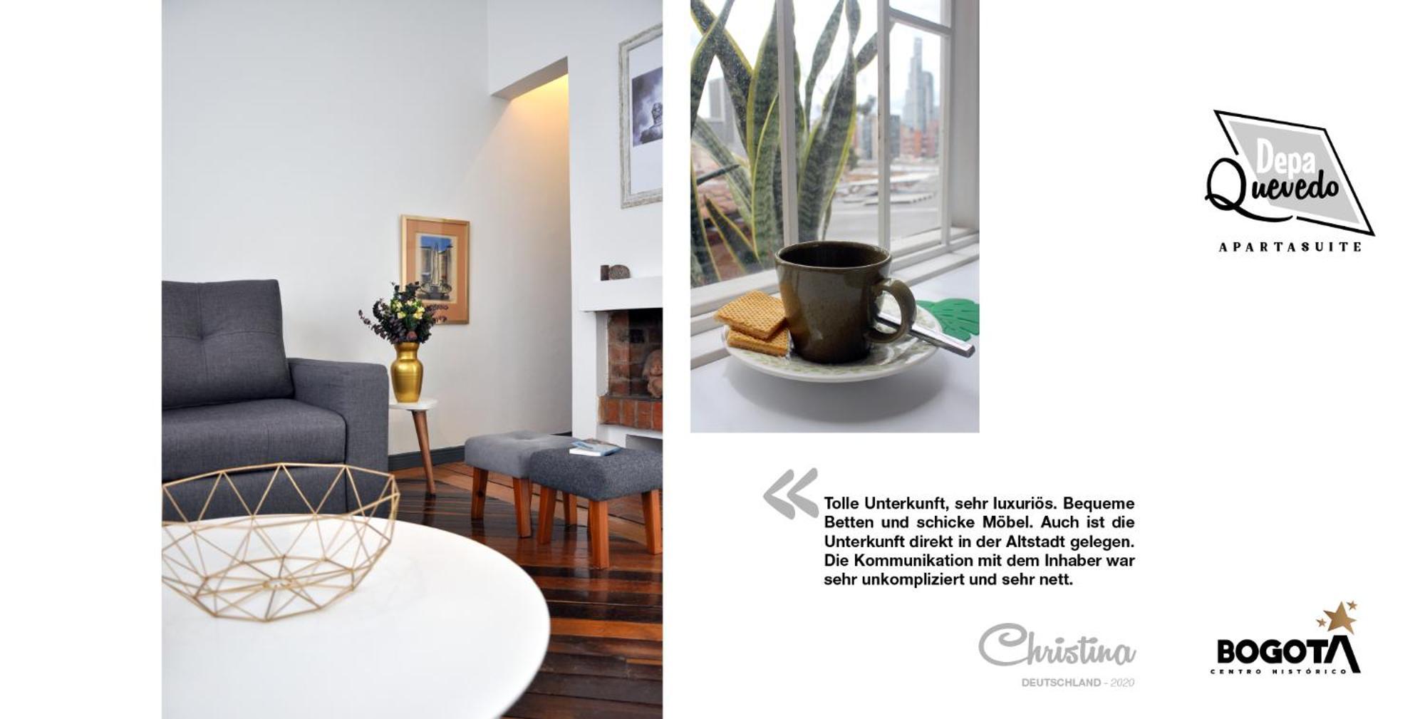 Depa Quevedo - Trendy Revamped Flat - Exceptional Spot In Bogota'S Historic Colonial Square - Candelaria Bagian luar foto