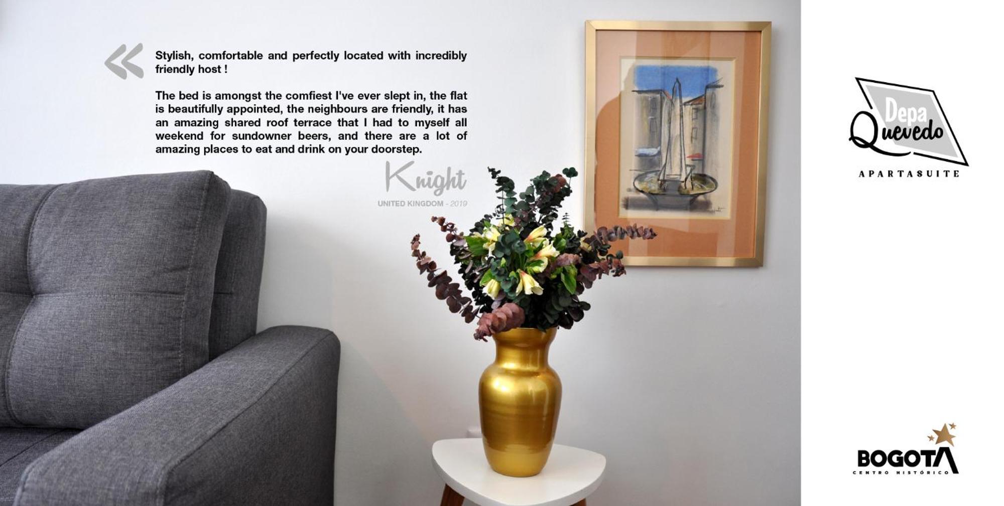 Depa Quevedo - Trendy Revamped Flat - Exceptional Spot In Bogota'S Historic Colonial Square - Candelaria Bagian luar foto