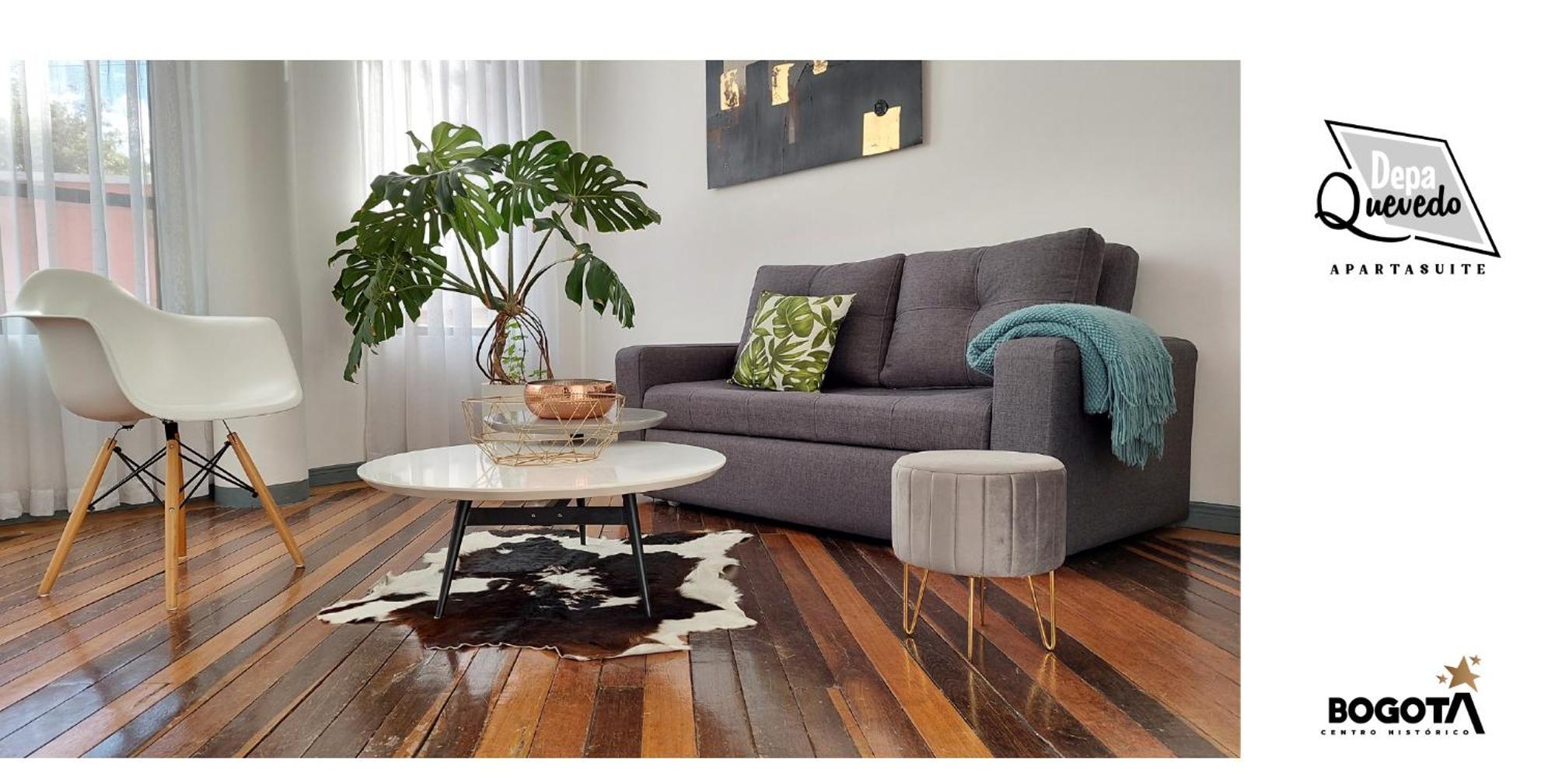 Depa Quevedo - Trendy Revamped Flat - Exceptional Spot In Bogota'S Historic Colonial Square - Candelaria Bagian luar foto