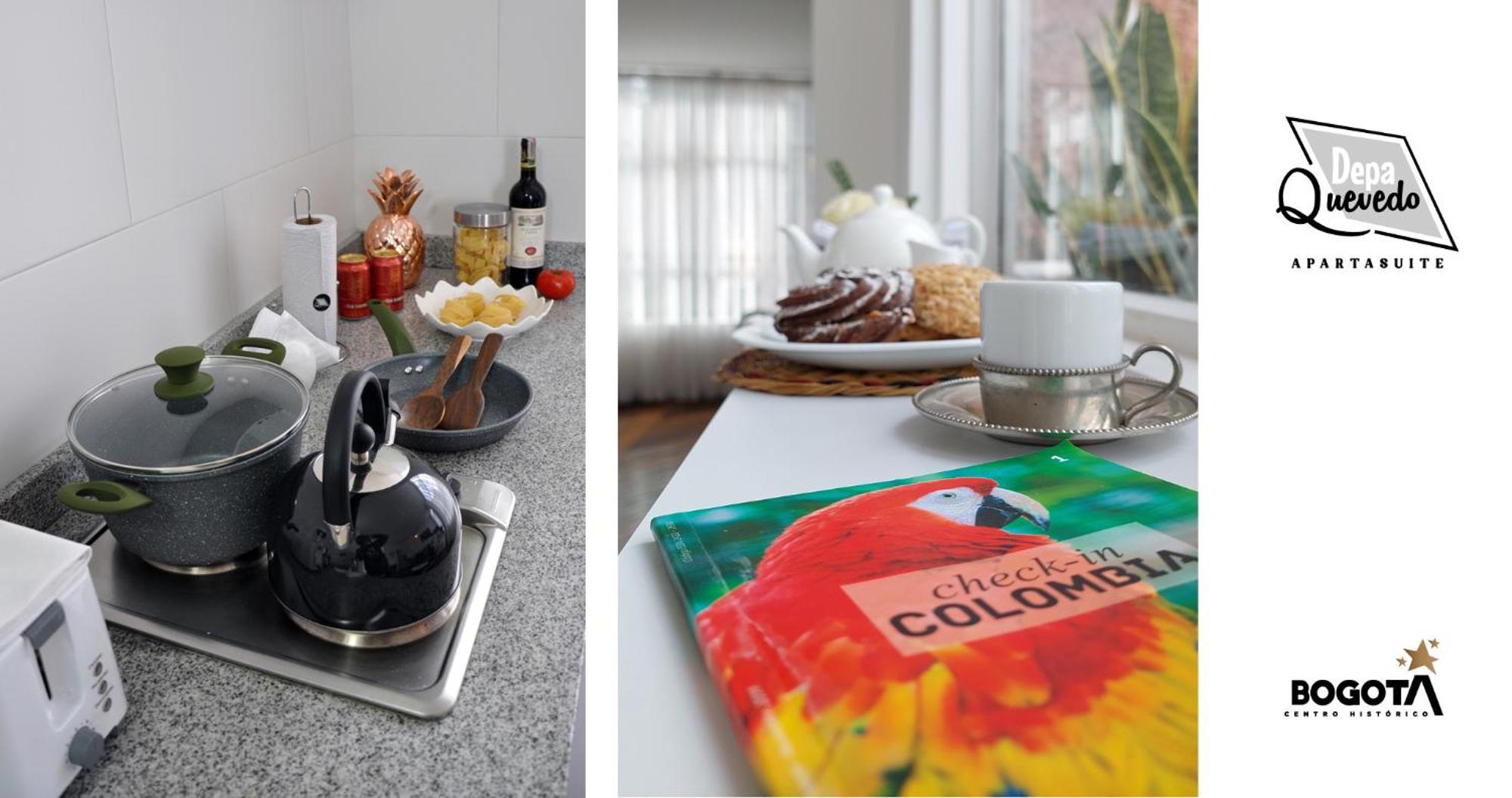 Depa Quevedo - Trendy Revamped Flat - Exceptional Spot In Bogota'S Historic Colonial Square - Candelaria Bagian luar foto