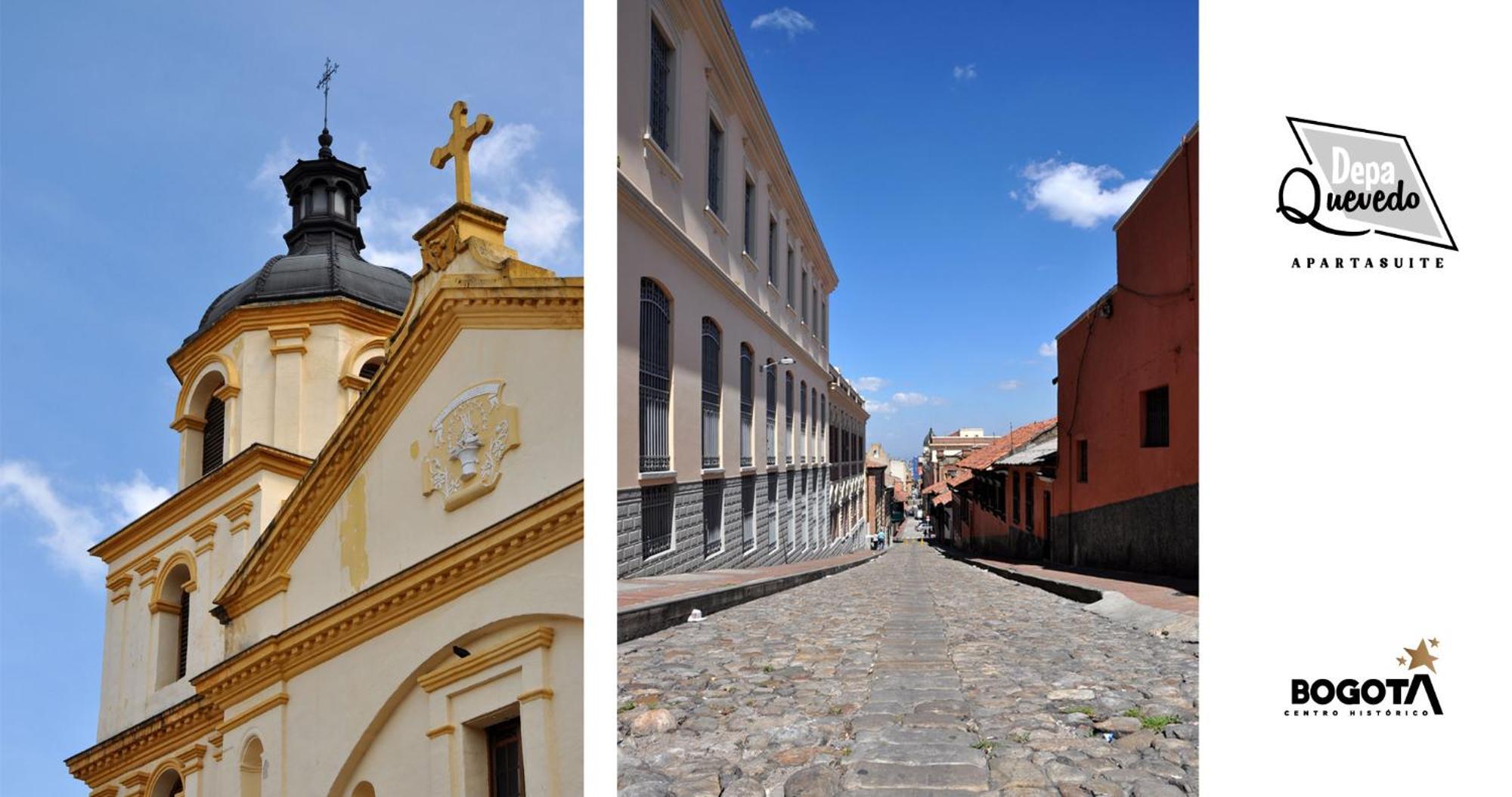 Depa Quevedo - Trendy Revamped Flat - Exceptional Spot In Bogota'S Historic Colonial Square - Candelaria Bagian luar foto