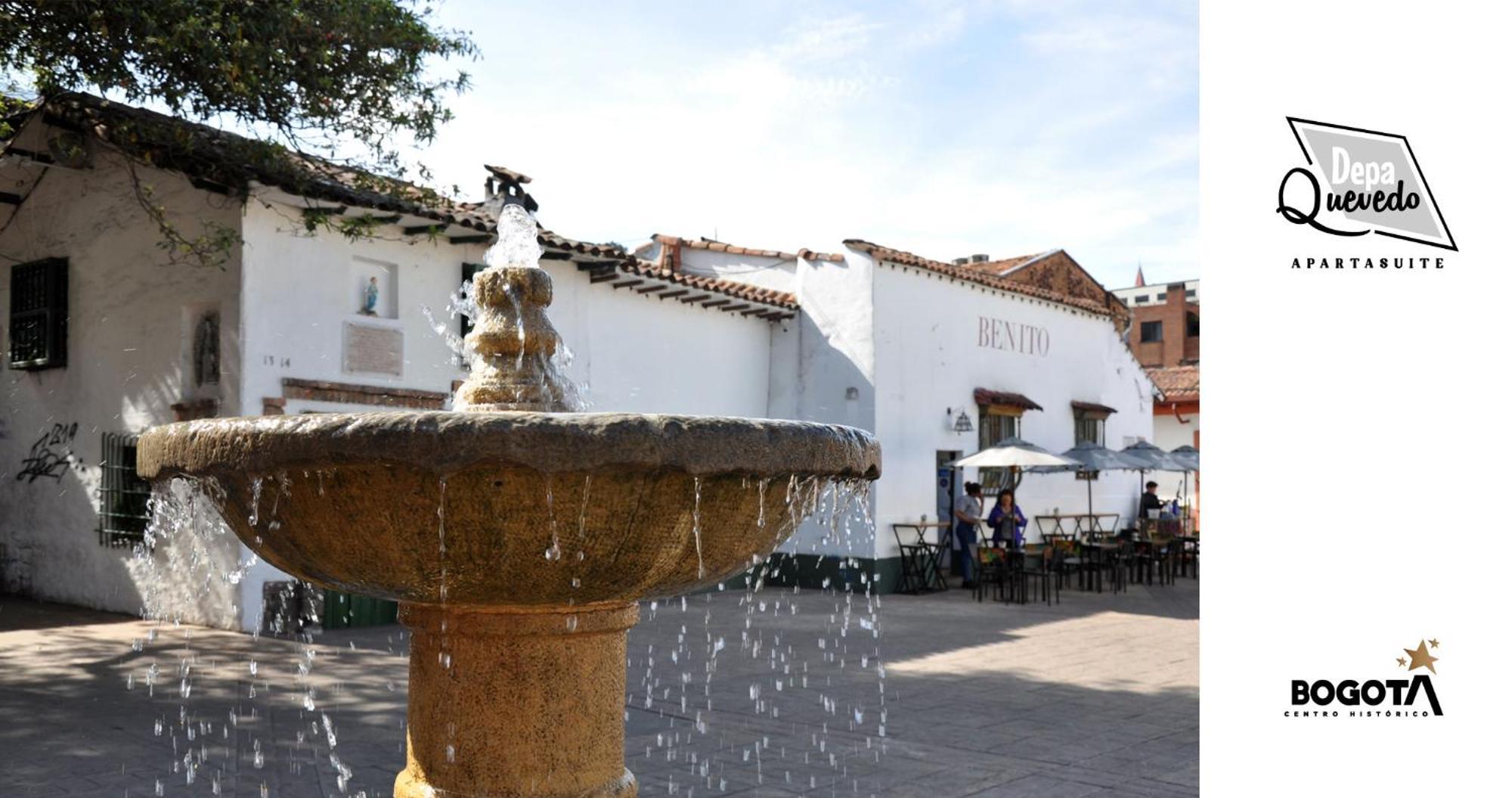 Depa Quevedo - Trendy Revamped Flat - Exceptional Spot In Bogota'S Historic Colonial Square - Candelaria Bagian luar foto