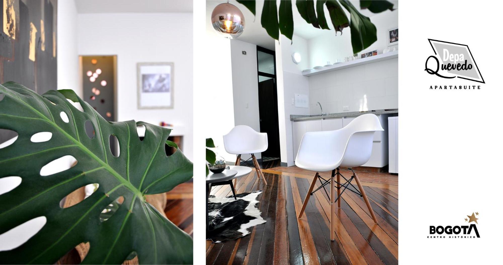Depa Quevedo - Trendy Revamped Flat - Exceptional Spot In Bogota'S Historic Colonial Square - Candelaria Bagian luar foto