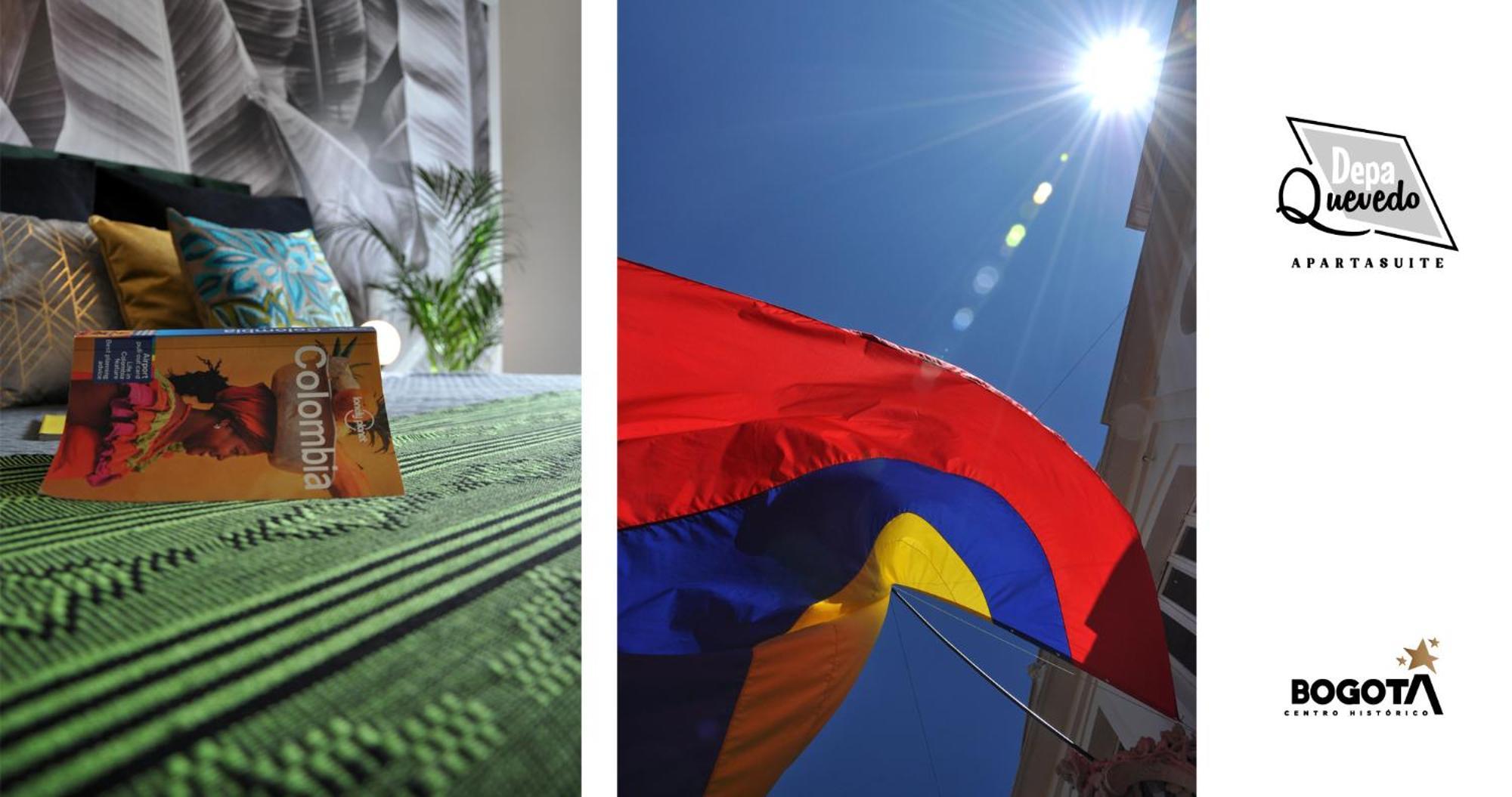 Depa Quevedo - Trendy Revamped Flat - Exceptional Spot In Bogota'S Historic Colonial Square - Candelaria Bagian luar foto